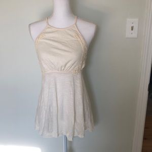 Free people open back tunic.